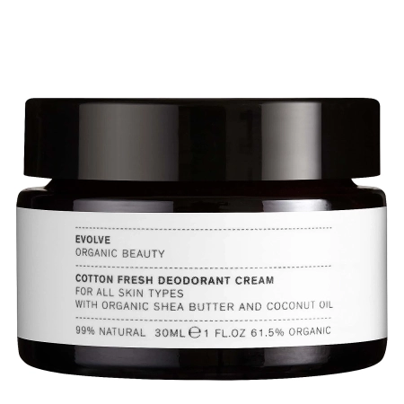 Evolve Organic Beauty - Cotton Fresh Natural Deodorant Cream - Přírodní krémový deodorant - 30 ml