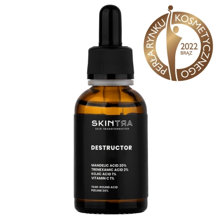 SkinTra - Destructor - Celoroční kyselinový peeling 24 % - 30 ml
