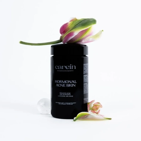 Carein - Hormonal Acne Skin - Dermosuplement - Redukce akné a podpora hormonální rovnováhy - 120 kapslí