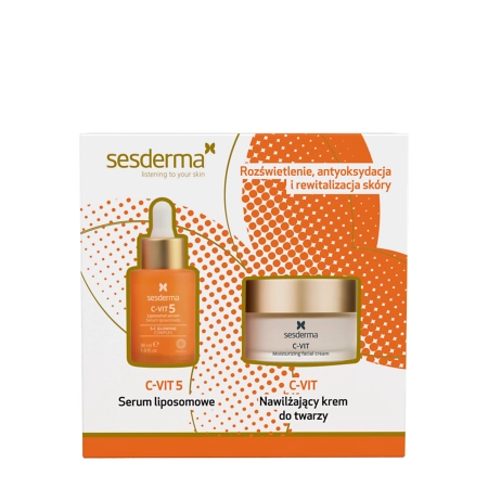 sesderma - C-VIT Set - Sada rozjasňujích produktů - Sérum 50 ml + Krém 30ml 