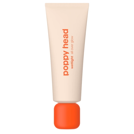 Poppy Head - Wetlight All Over Glow - Tekutý rozjasňovač na tělo a obličej - 01 Glowsecco - 50 ml