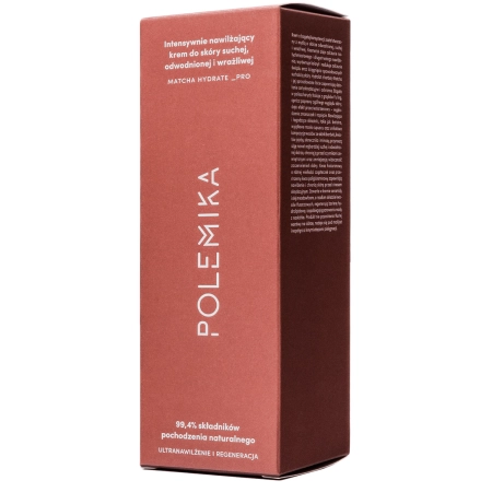 Polemika - Matcha Hydrate Pro - Intenzivně hydratační krém pro suchou, dehydratovanou a citlivou pleť - 50 ml