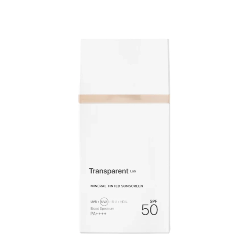 Transparent Lab - Mineral Tinted Sunscreen Light - Lehký minerální krém s SPF50 - 100 ml