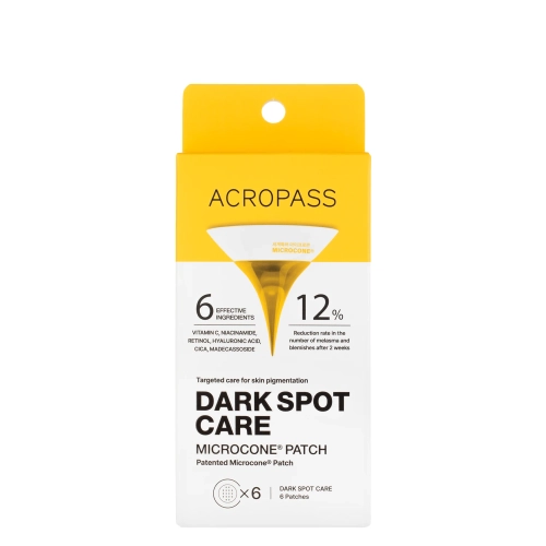 AcroPass - Dark Spot Care Microcone Patch - Rozjasňující náplasti s mikrojehličkami - 6 ks