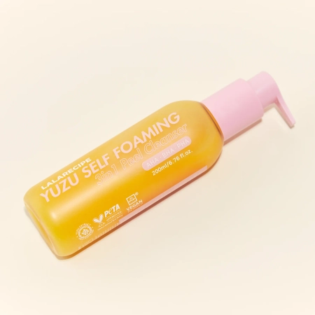 LalaRecipe - Yuzu Self Foaming 3in1 Cleanser - Čisticí pěna na obličej s extraktem z Yuzu - 200 ml