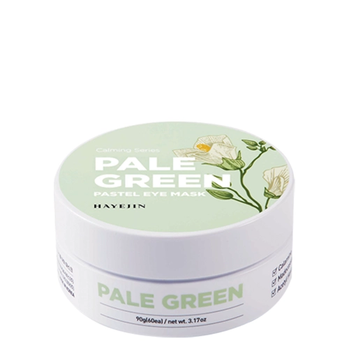 Hayejin - Pale Green Pastel Eye Mask - Hydratační a zklidňující plátky pod oči - 60ks/90g