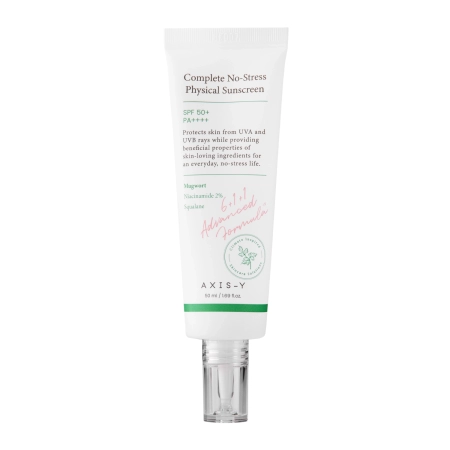 Axis-y - Complete No-Stress Physical Sunscreen SPF50+/PA++++ - SPF krém s minerálními filtry - 50 ml