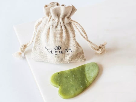 Polemika - Jadeitová destička Gua Sha k masáži obličeje a krku