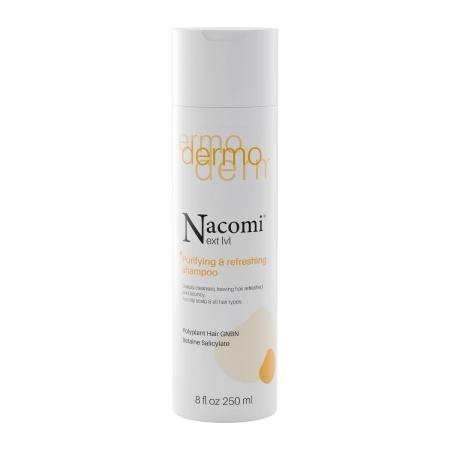 Nacomi - Dermo - Šampon na vlasy - Čištění & Osvěžení - 250 ml