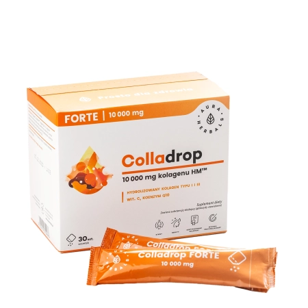 Aura Herbals - Colladrop Forte Marine Collagen 10000 mg - Sáčky - 30 ks