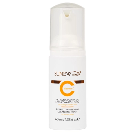 SunewMed+ - Aktivní pěna na čištění obličeje a odličování očí - 40 ml