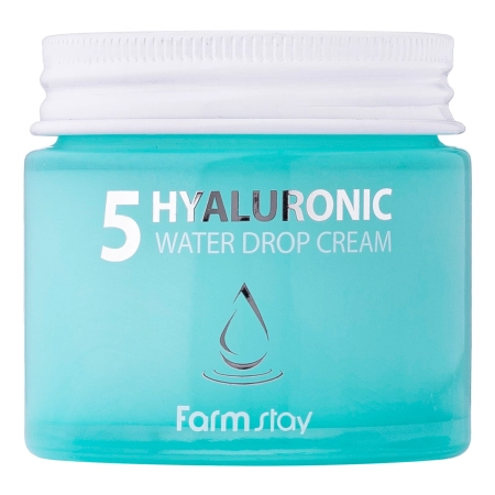 Farmstay - 5 Hyaluronic Water Drop Cream - Hydratační krém s kyselinou hyaluronovou - 80 ml