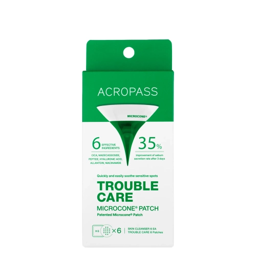 AcroPass - Trouble Care Microcone Patch - Náplasti na nedokonalosti s mikrojehličkami - 6 ks