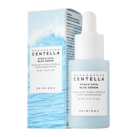 SKIN1004 - Madagascar Centella Hyalu-Cica Blue Serum - Hyaluronové sérum s pupečníkem asijským - 30 ml