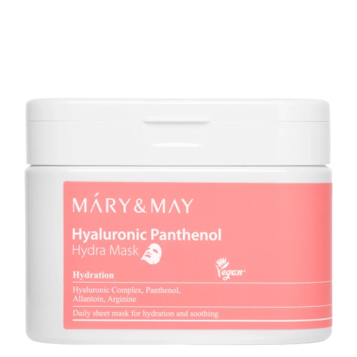 Mary&May - Hyaluronic Panthenol Hydra Mask - Sada hydratačních masek - 30 ks