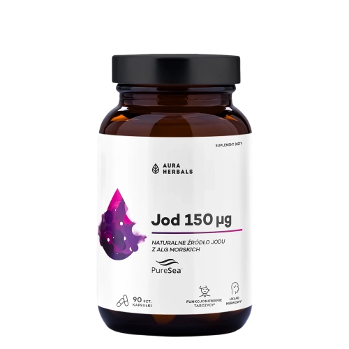 Aura Herbals - PureSea - Jód 150 μg - Kapsle - 90 ks