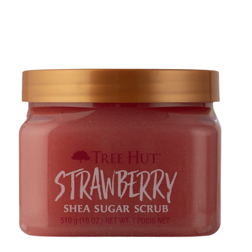 Tree Hut - Shea Sugar Scrub Strawberry - Cukrový tělový peeling - Jahoda - 510 g