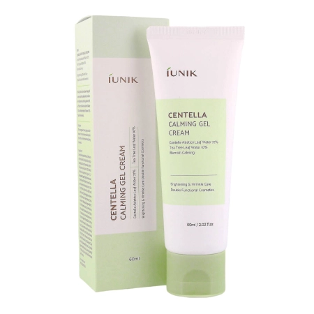  iUNIK - Centella Calming Gel Cream - Zklidňující gelový krém s pupečníkem asijským - 60 ml