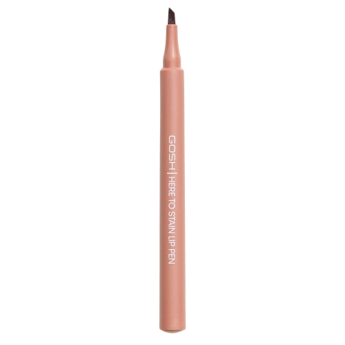 GOSH - Here To Stain Lip Pen - Dlouhotrvající konturovací tužka na rty ve formě fixu - 004 Mocha Stain - 1 ml