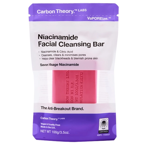 Carbon Theory - VaPOREize Cleansing Bar - Čistící mýdlo s niacinamidem - 100 g