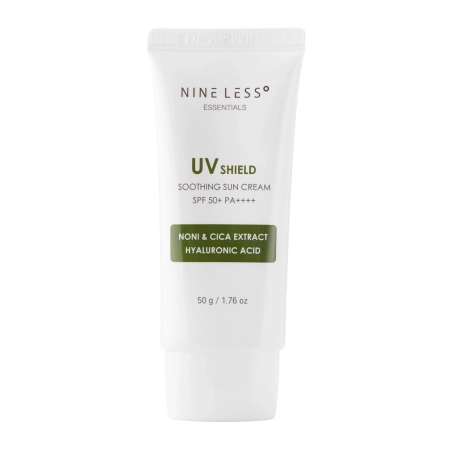 Nine Less - Essentials UV Shield Soothing Sun Cream SPF 50+/PA++++ - Hydratační SPF krém - 50 g