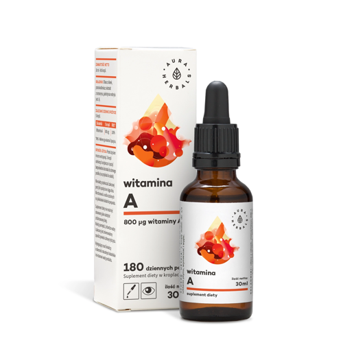 Aura Herbals - Vitamín A - Kapky - 30 ml