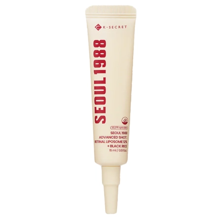 K-SECRET - SEOUL 1988 Advanced Shot : Retinal Liposome 12% + Black Rice - Sérum s retinalem proti vráskám - 15 ml