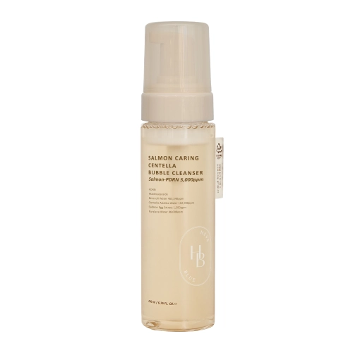 HEVEBLUE - Salmon Caring Centella Bubble Cleanser - Čisticí pěna na obličej - 200 ml