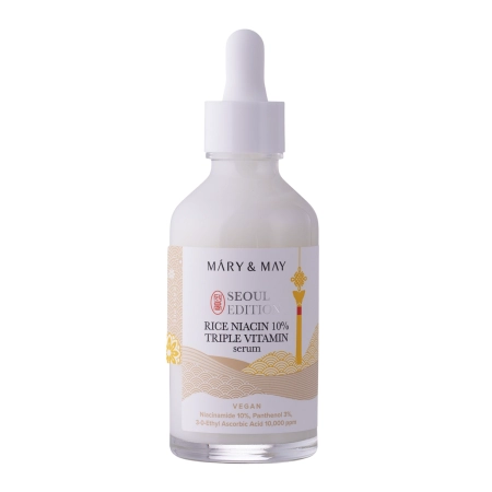 Mary&May - Rice Niacin 10% Triple Vitamin Serum - Trojité vitaminové sérum s niacinamidem - 80 ml