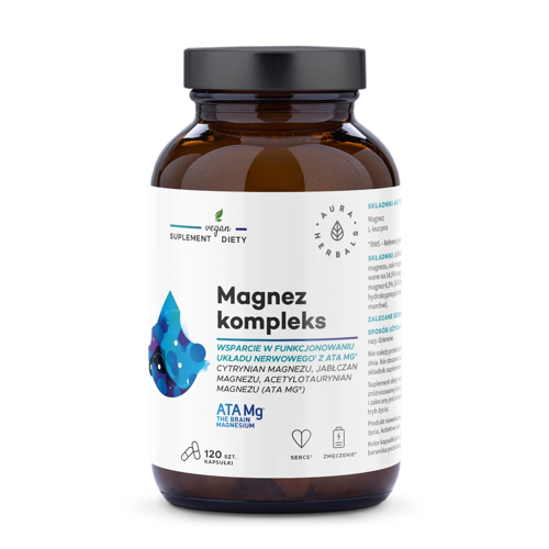 Aura Herbals - Hořčíkový komplex, ATA Mg® - Kapsle - 120 ks