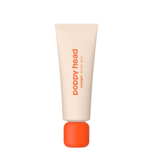 Poppy Head - Wetlight All Over Glow - Tekutý rozjasňovač na tělo a obličej - 01 Glowsecco - 50 ml