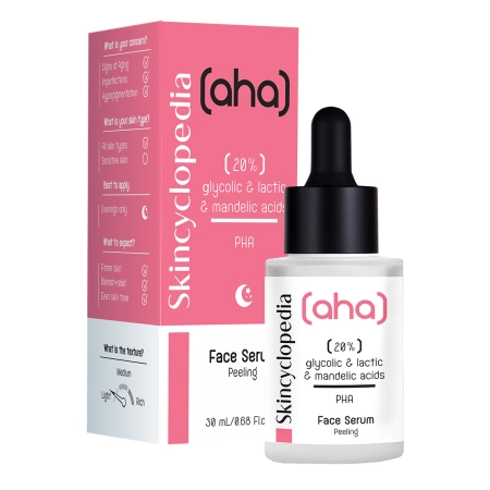 Skincyclopedia - Face Serum 20% AHA + PHA  - Exfoliační pleťové sérum - 30 ml