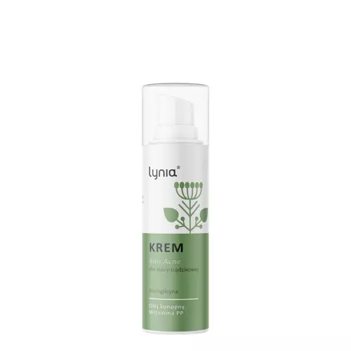 Lynia - Anti-Acne - Krém s azeloglycinem a konopným olejem - 50 ml