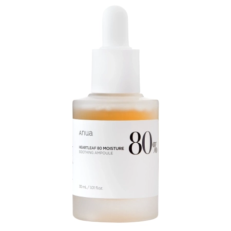 Anua - Heartleaf 80% Soothing Ampoule - Zklidňující ampule s 80% extraktem z toulně srdčité - 30 ml