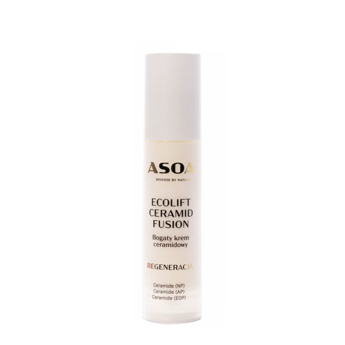 Asoa - Ecolift Ceramide Fusion - Bohatý krém s ceramidy - 50 ml