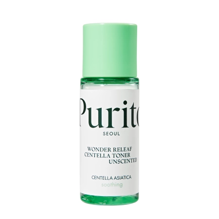 Purito Seoul - Wonder Releaf Centella Mini Kit Unscented - Sada zklidňujících produktů bez parfemace