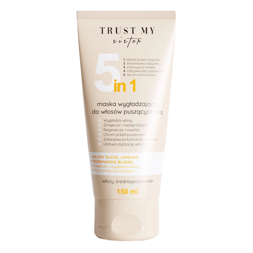 Trust My Sister - Maska 5v1 pro středně porézní vlasy - 150 ml