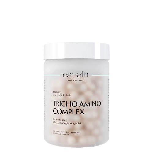 Carein - Tricho Amino Complex - Dermosuplement - Posílení jemných lámavých vlasů - 120 kapslí