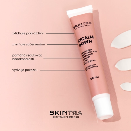 SkinTra - Cicalm Down - Lehký Cica krém - 50 ml