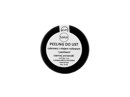 La-Le - Peeling na rty - černý rybíz - 15 ml