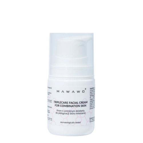 Mawawo - Pleťový krém s trojím účinkem na smíšenou pleť  - 50 ml