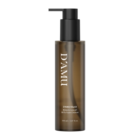 D'AMU - Vita5X BioLacto Mild Acidic Oil-to-Foam Cleanser - Odličovač a čistič obličeje na bázi oleje - 150 ml