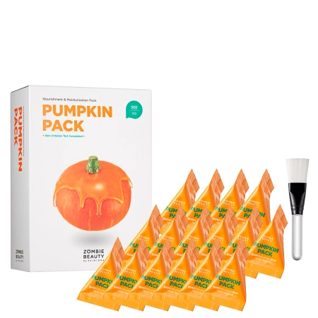 SKIN1004 - Zombie Beauty Pumpkin Pack - Sada vyživujících pleťových masek - 16 x 4 g
