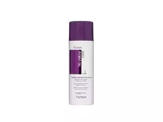 Fanola – No Yellow Care Thermo-Protective Cream Lengths And Tips - Termoochranný krém pro blond vlasy - 150 ml