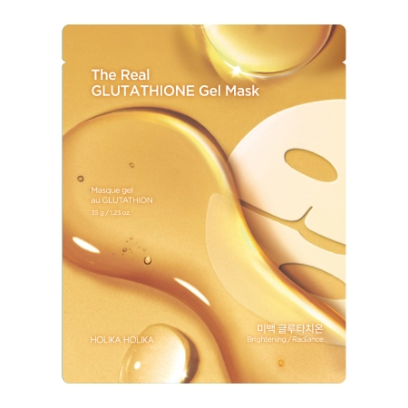 Holika Holika - The Real Gel Mask Glutathion - Celonoční maska pro obnovení zářivosti - 35 g 