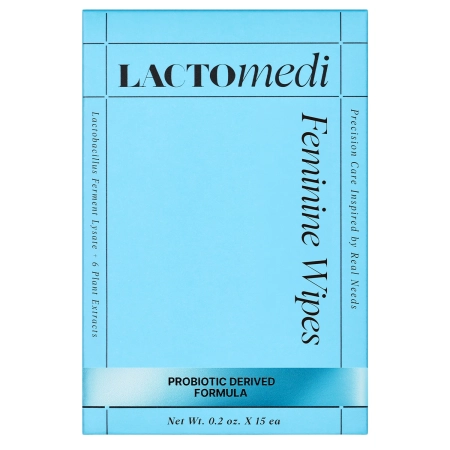 Lactomedi - Feminine Wipes - Ubrousky pro intimní hygienu - 15x6g