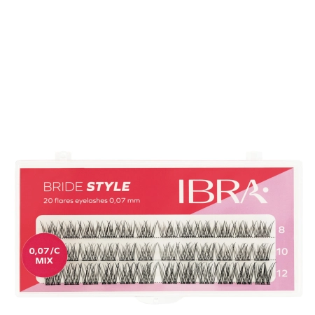 Ibra Makeup - Trsy řas Bride Style - mix - 36ks