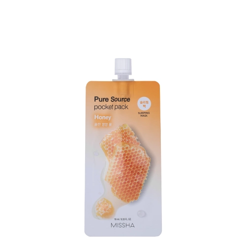 Missha - Pure Source Pocket Pack - Honey - Regenerační pleťová maska - 10 ml