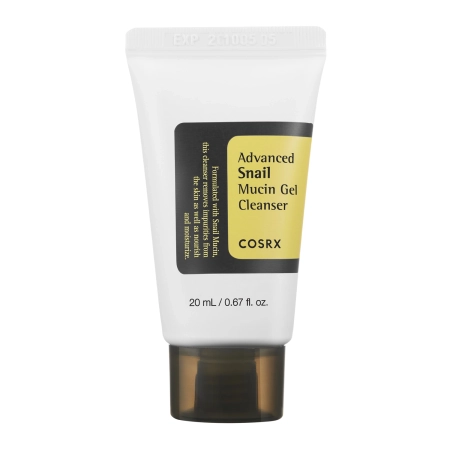 COSRX - All About Snail Kit 4-Step - Pečující sada se šnečím slizem - Jemný mycí gel - 20 ml + Hydratační esence - 30 ml + Oční krém - 5 ml + Multifunkční krém - 20 g