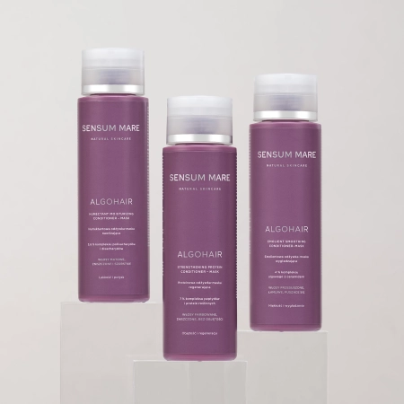 Sensum Mare - Algohair - Emolient Smoothing Conditioner - Mask - Hydratační kondicionér - Vyhlazující maska - 250 ml